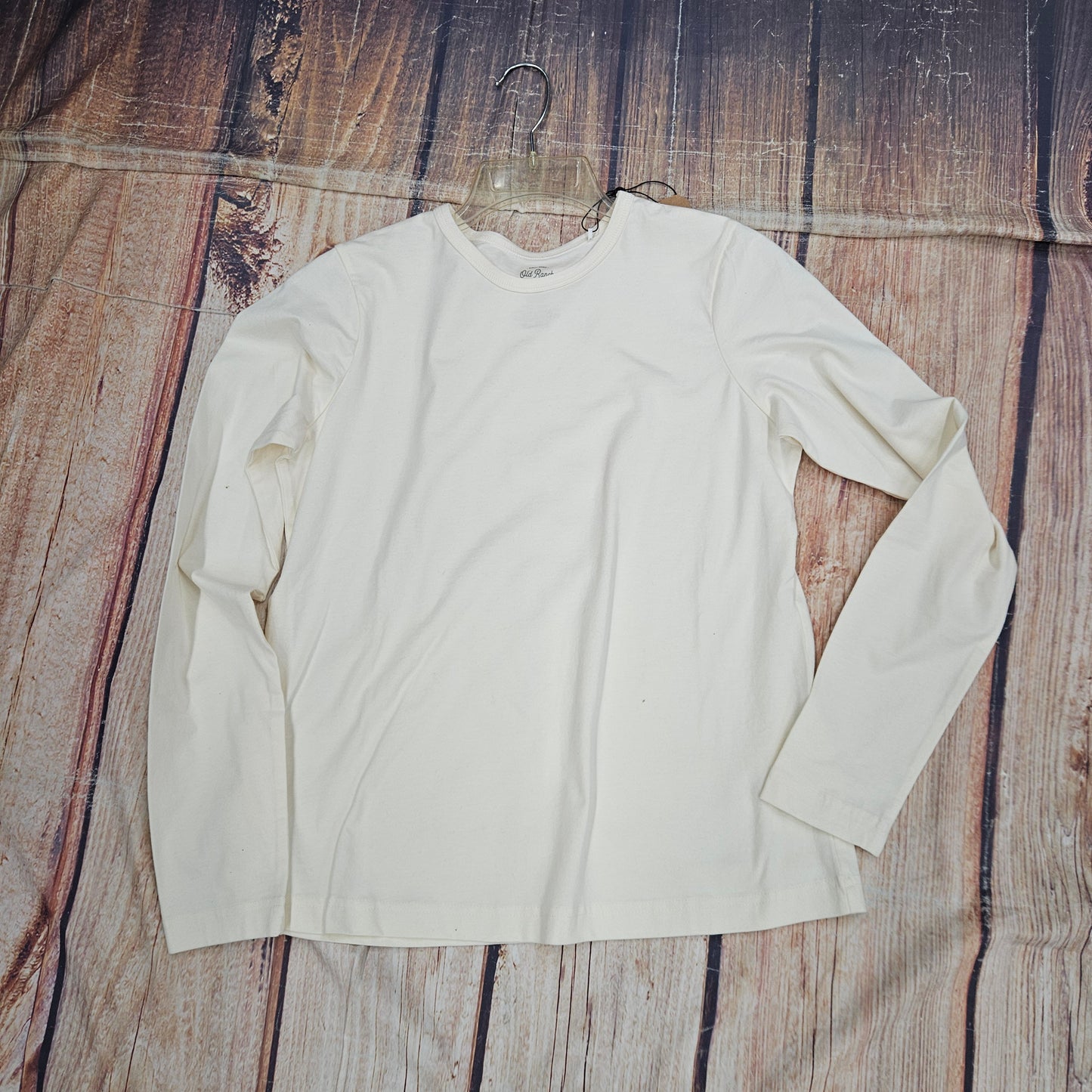 OLD RANCH TATUM TOP WHISPER WHITE LONG SLEEVE M19895