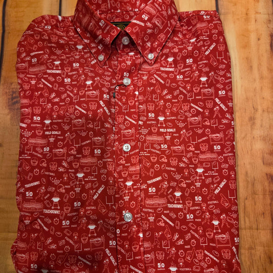 FX FUSION FW12050 GAME DAY RED L/S