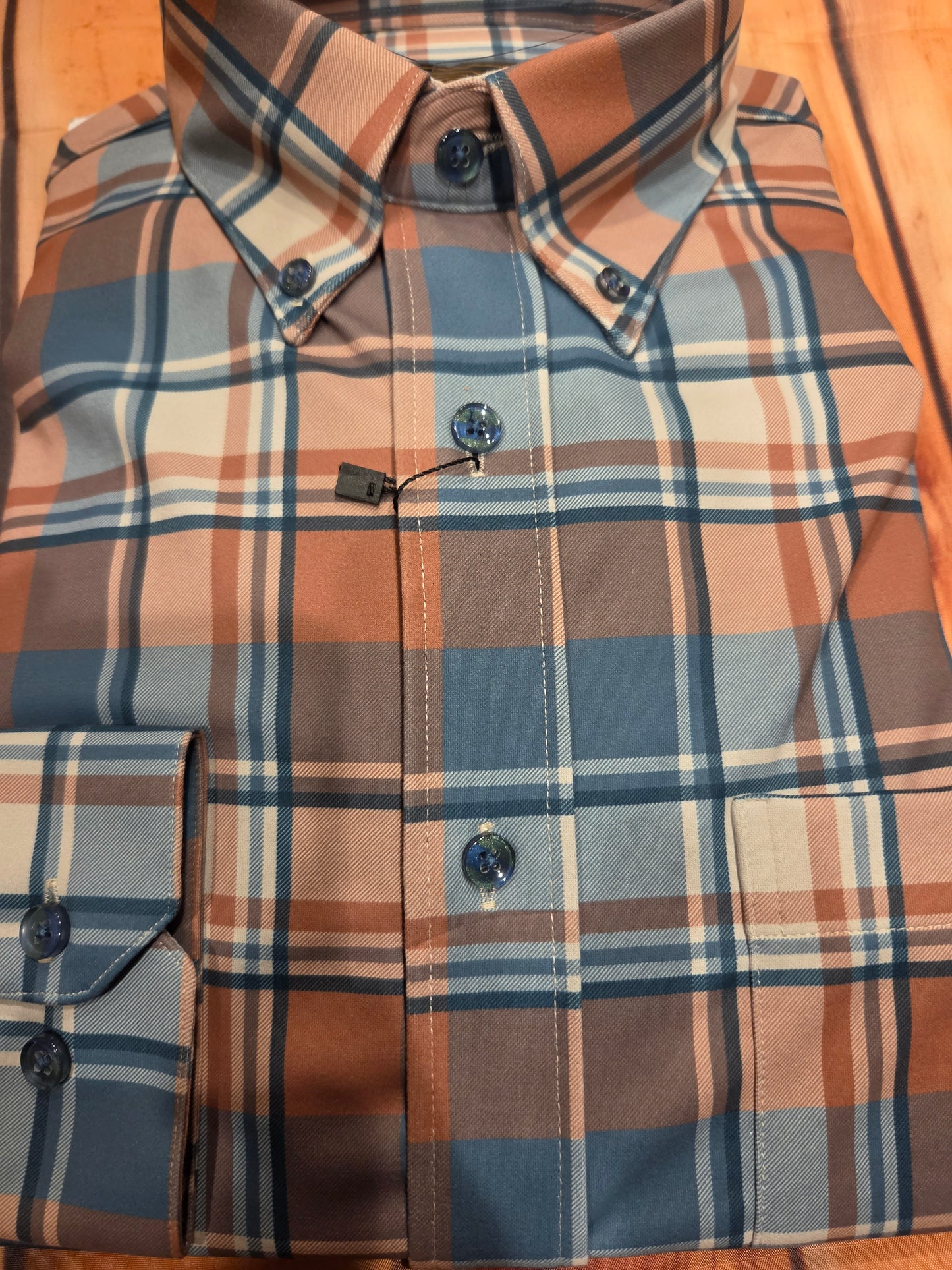 FX FUSION FW12043 L/S MULTI DEEP LAKE PLAID