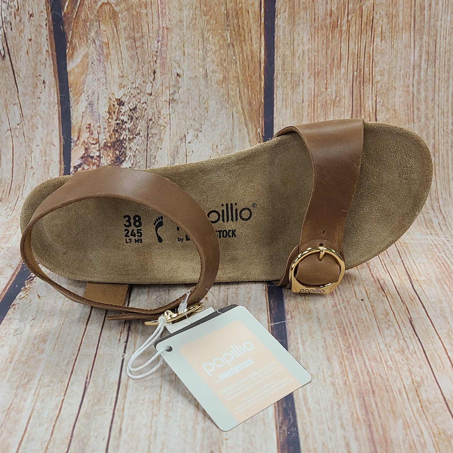 CLEARANCE Birkenstock 1023539 Soley By Papillio Cognac Womens