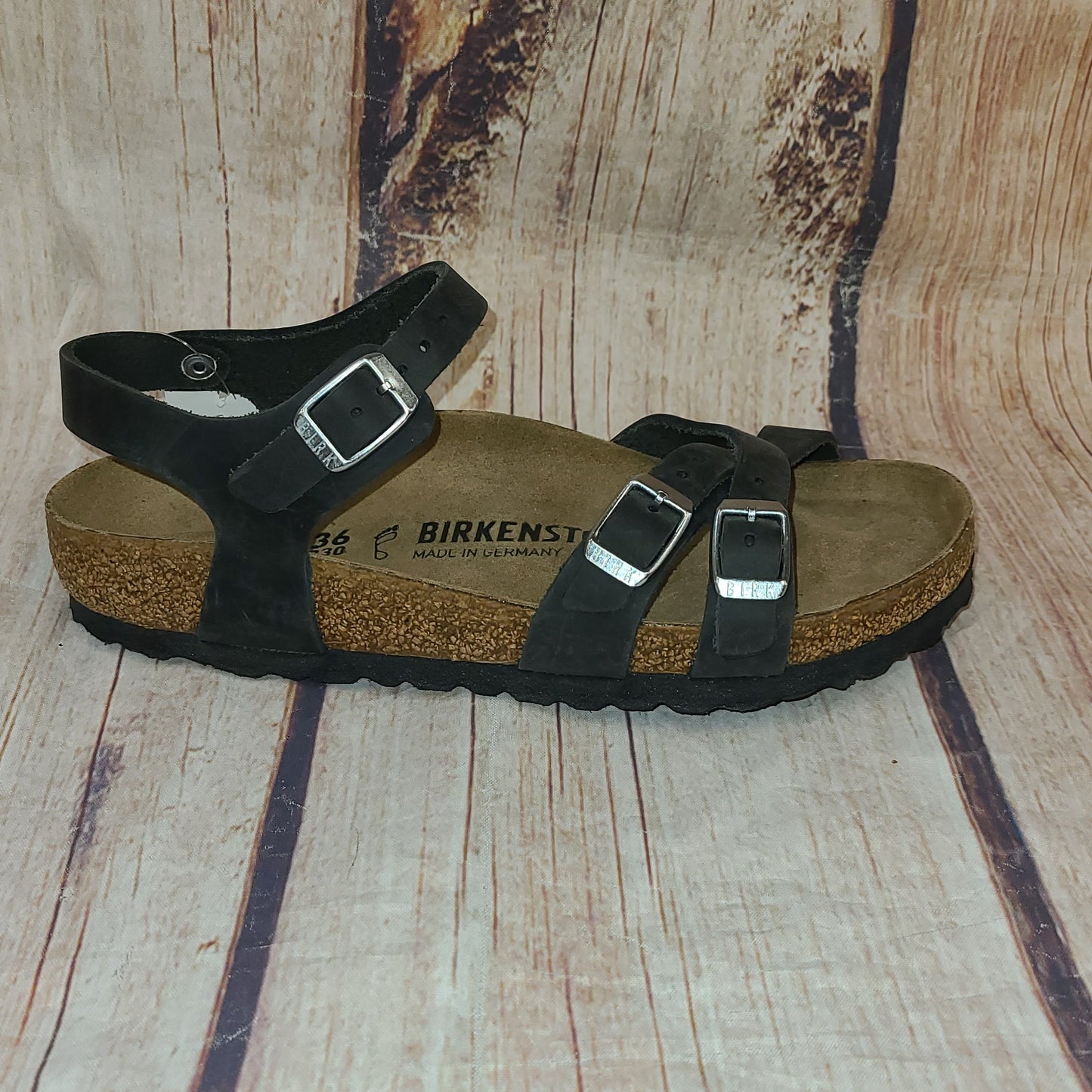 CLEARANCE Birkenstock 1021506 Kumba Oiled Leather Black Women's