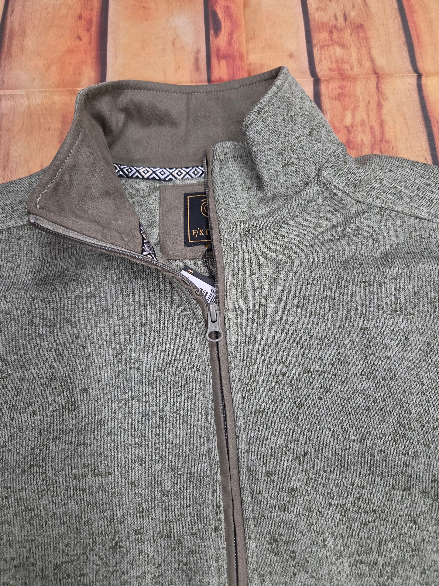 FX FUSION LONG SLEEVE CANYON 1/4 ZIP 13017 OLIVE