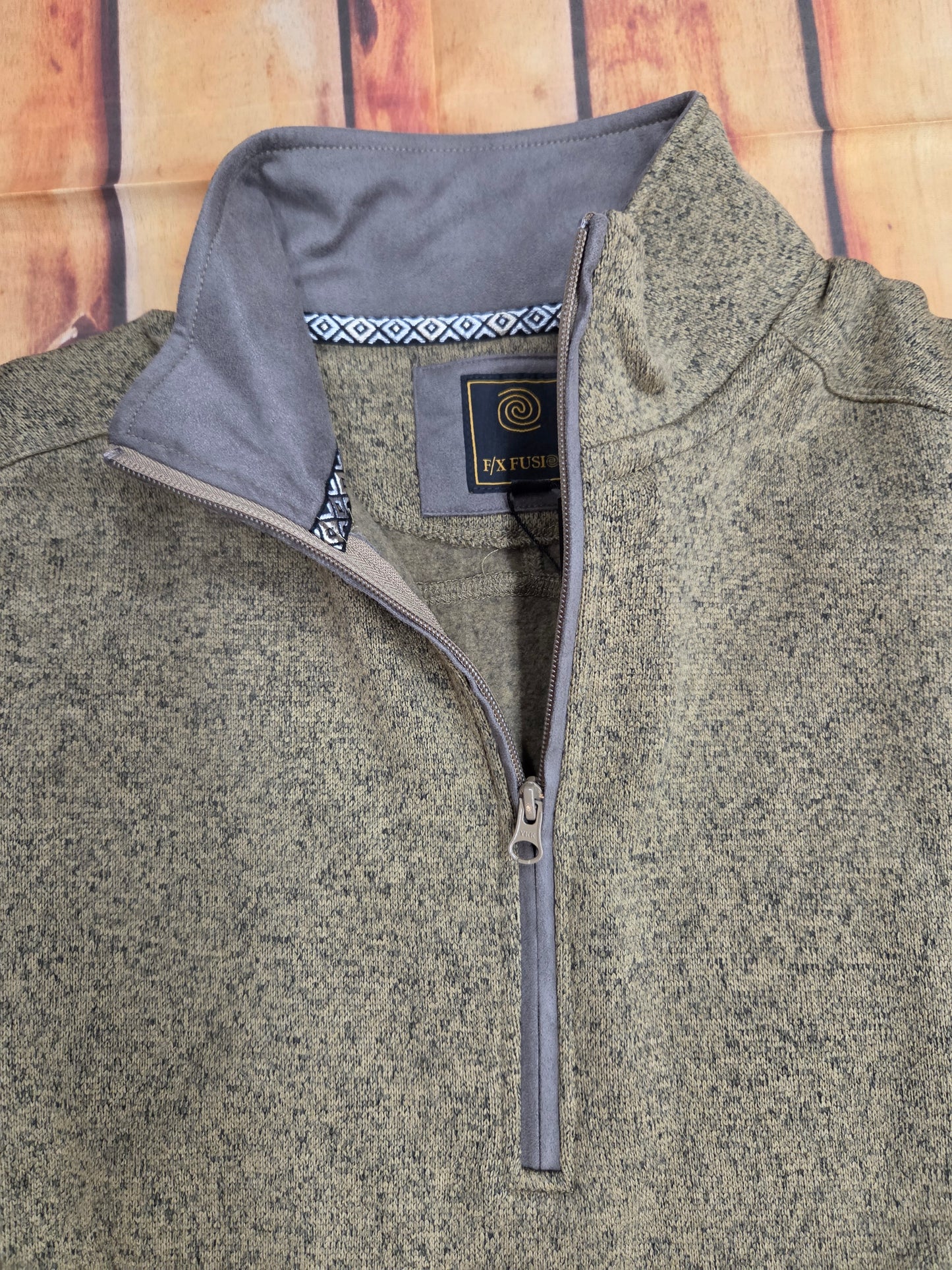 FX FUSION LONG SLEEVE CANYON 1/4 ZIP 13017 TAN