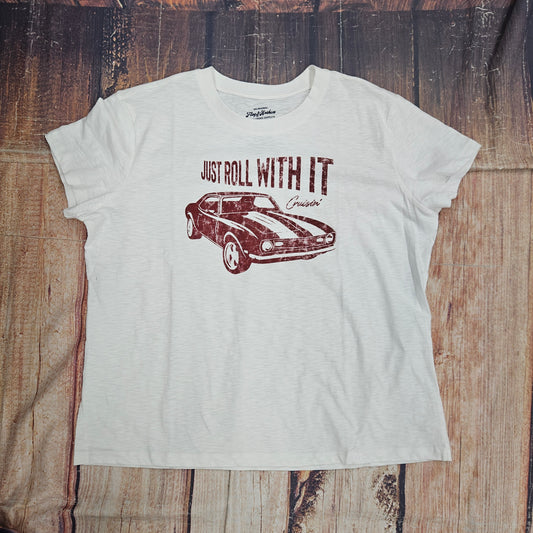 FLAG AND ANTHEM JUST ROLL WITH IT SS TEE FA2KT7282W