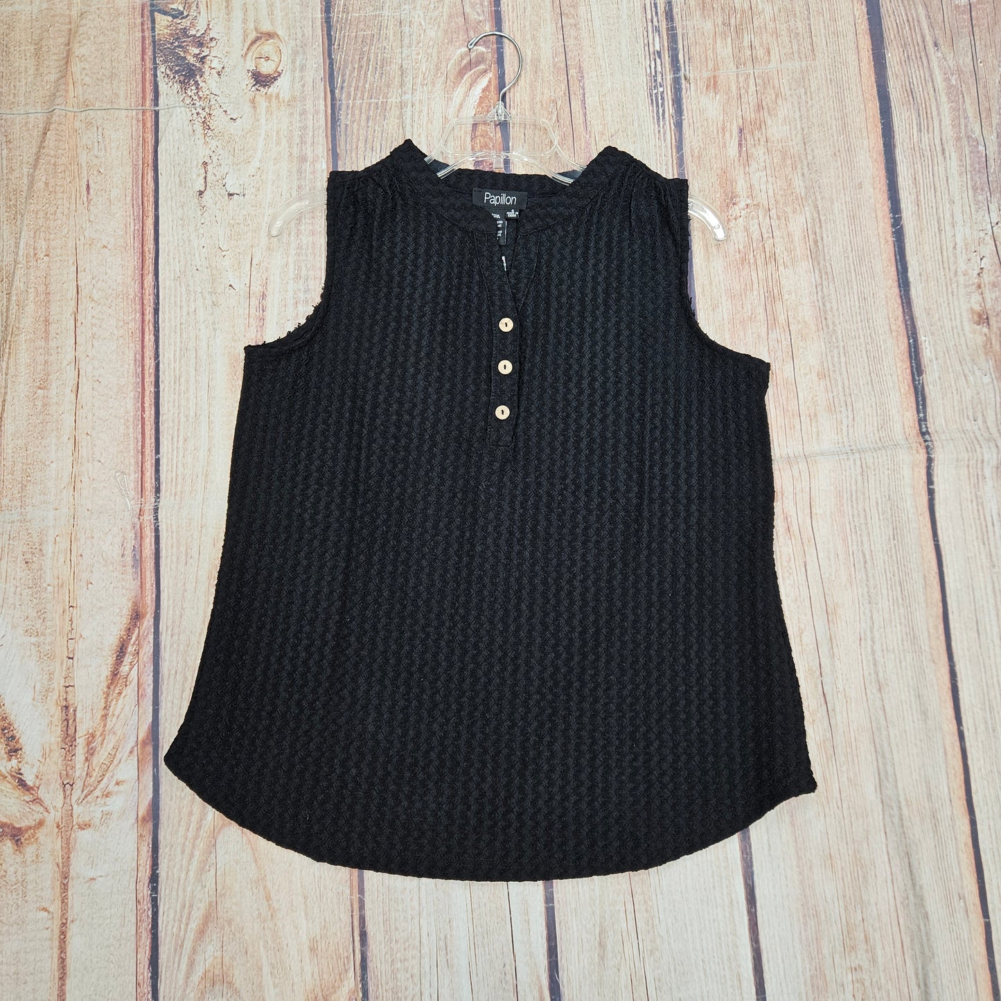 PAPILLON TEXTURED HENLEY TANK PT20022