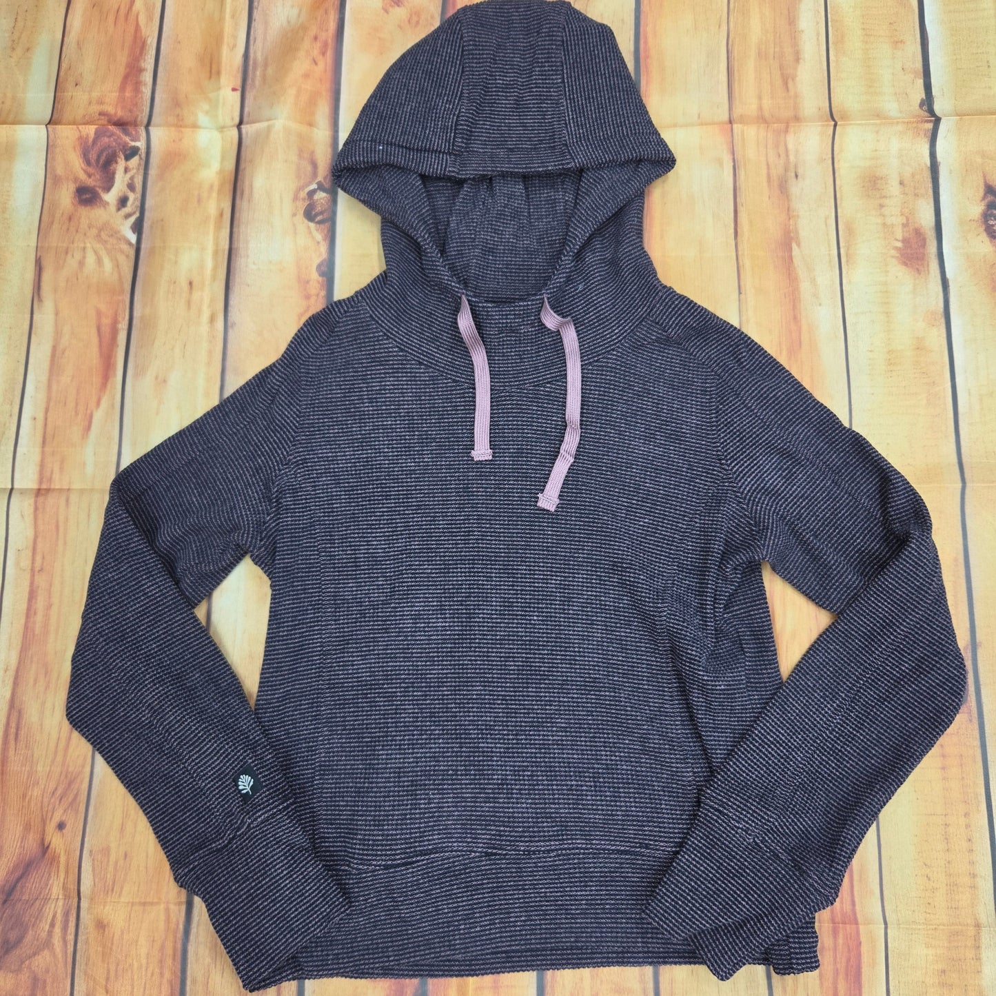 NORTH RIVER CONWAY KNIT HOODIE NRL2675 BLACK
