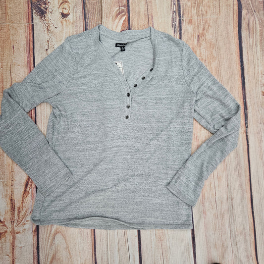 FLAG AND ANTHEM WNS HO24KT7330W GREY HENLEY L/S
