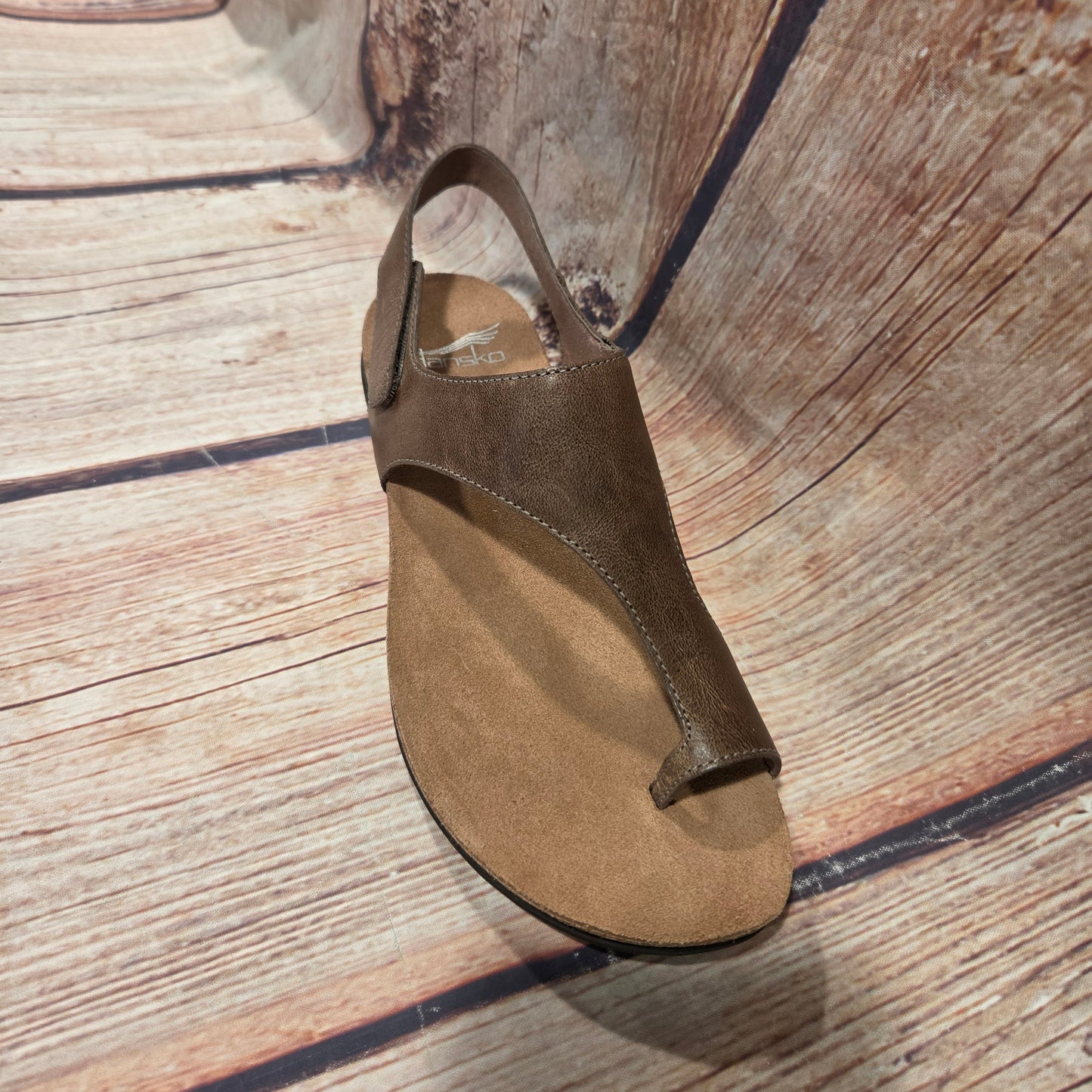 CLEARANCE Dansko 6024-795300 Reece Stone Waxy Burnished Sandal Womens #5