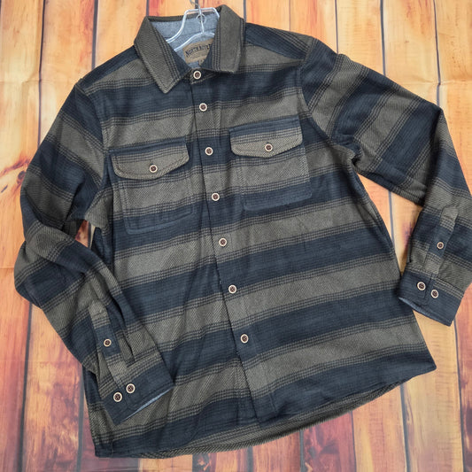NORTH RIVER PRINTED MICRO FLEECE  BLUGA NRM2258