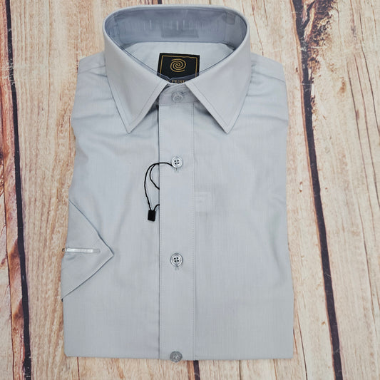 FX FUSION SS SPORT DRESS SHIRT SILVER FW2340SS