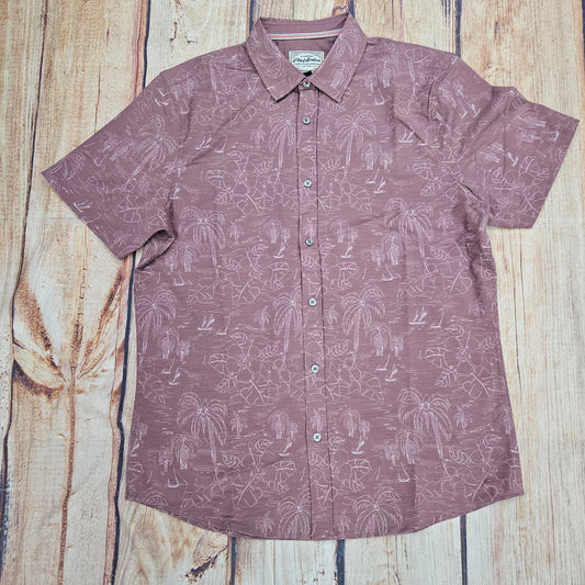 FLAG AND ANTHEM RICHFIELD SS OUTDOOR PERFORMANCE TROPICAL PRINT SHIRT SP25WS2385