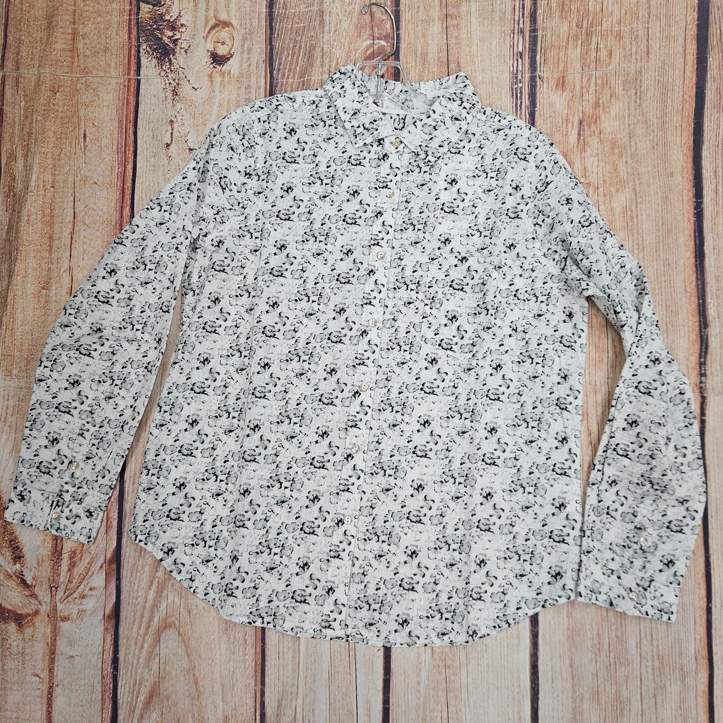 AVENTURA SPLENDOR L/S TOP BLACK/WHITE J32677DN