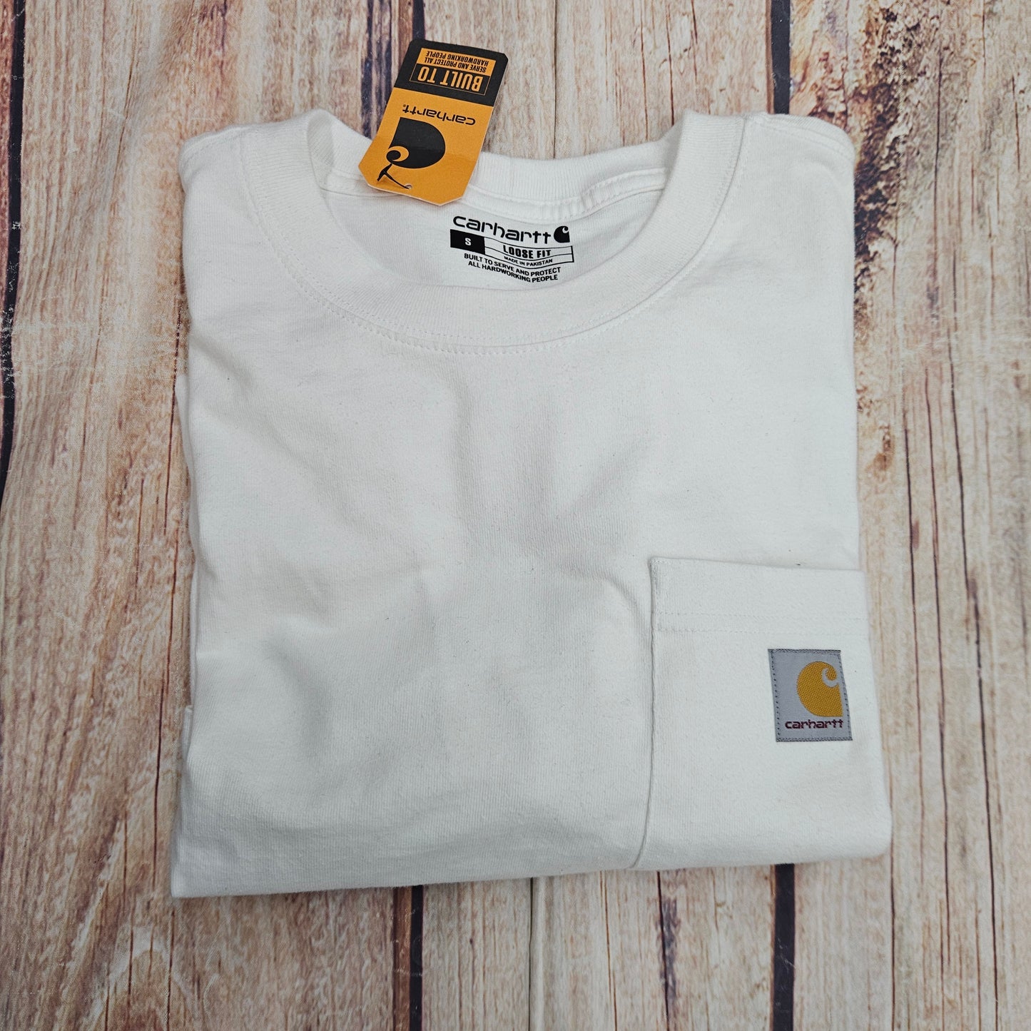 CARHARTT LSE FIT POCKET TEE K87 -WHT