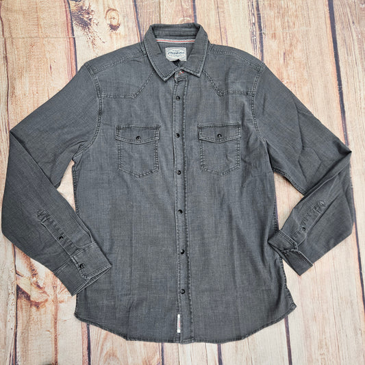 FLAG AND ANTHEM LS STRETCH CHAMBRAY WESTERN SHIRT FA25WS2907