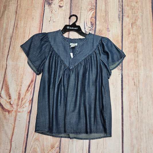 ARIAT EMMA SS DENIM TOP 10055137