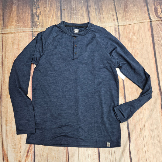 FLAG AND ANTHEM HANOVER LS PERFORMANCE HENLEY NAVY