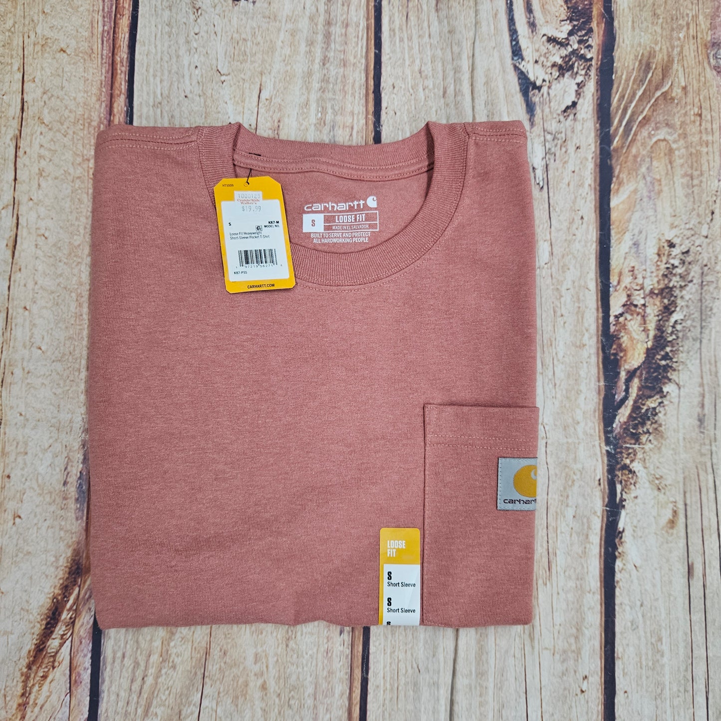 CARHARTT LSE FIT HW SS PKT T K87-P55