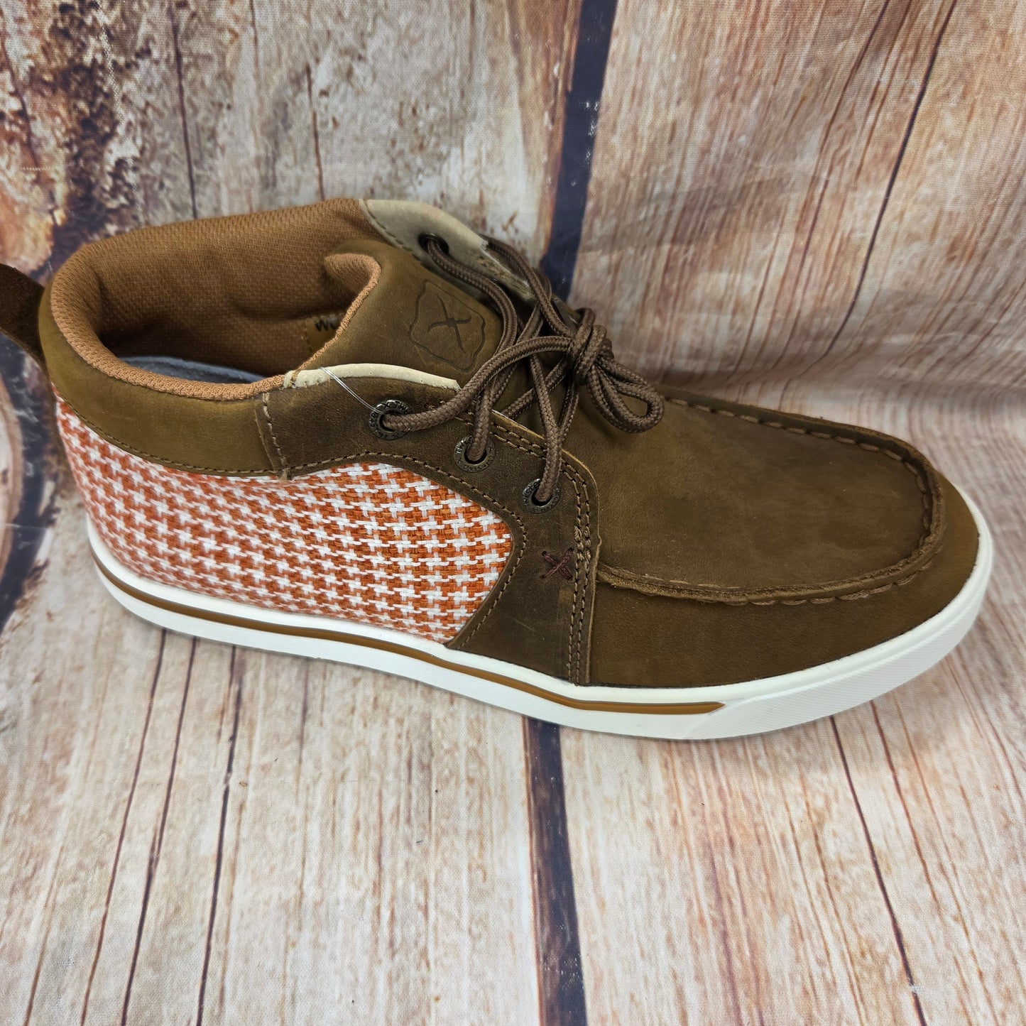 Twisted X WCA0054 Kicks Distressed Saddle/Orange Women's #17