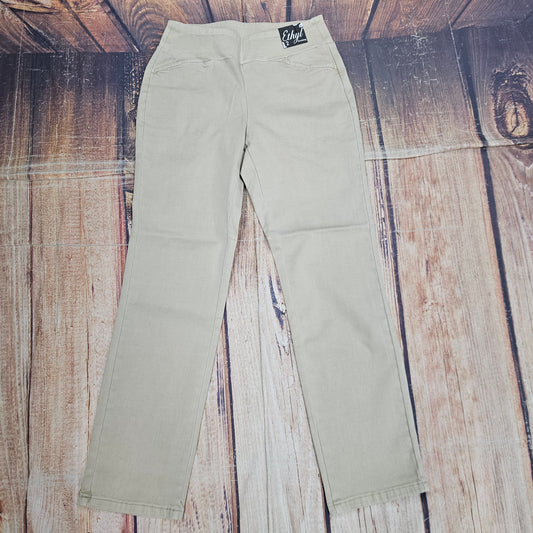 ETHYL PULL ON ANKLE TAN P491