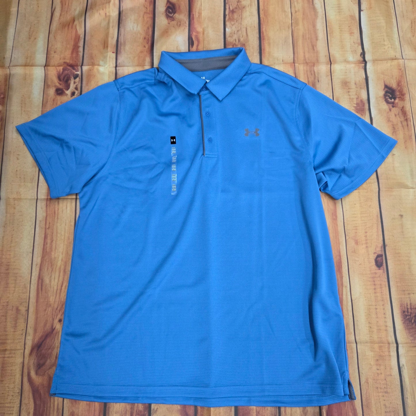 UA MENS TECH BLUE POLO 1290140-430