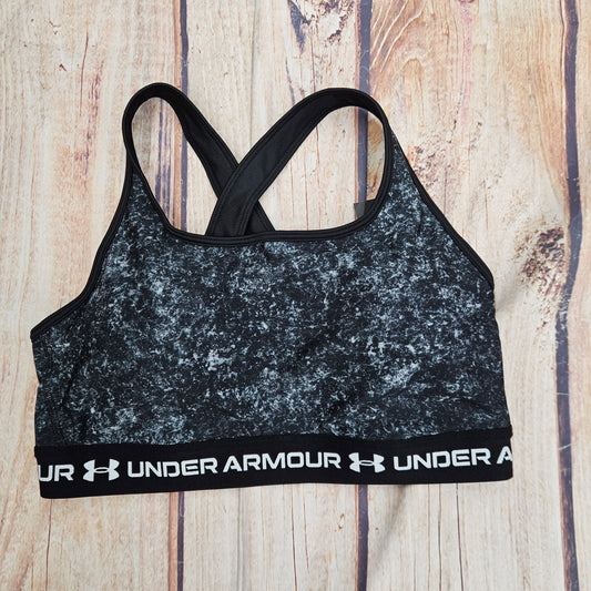 UA CROSSBACK MID PRINT 1361042-BLACK