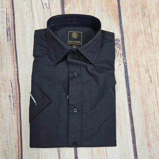 FX FUSION SS BUTTON FRONT BLACK FW2340SS