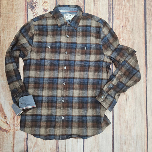 FLAG AND ANTHEM RITTER LS FLANNEL SHIRT FA25WS2682 BRBLTN