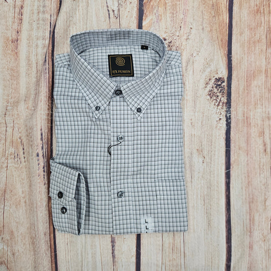 F/X FUSION TEXTURED MINI CHECK GREY MULTI FW10049