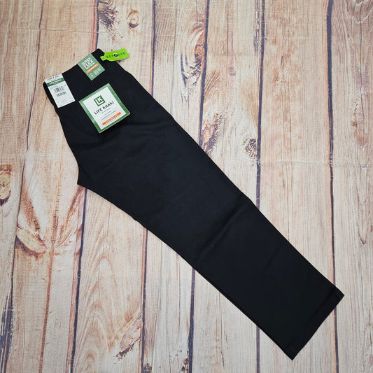 HAGGAR LIFE KHAKI BLACK HC70059