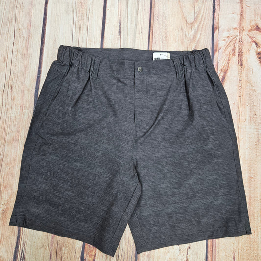 NORTH RIVER MEN 4 WAY STRETCH WOVEN CHARCOAL SHORT NRM7061