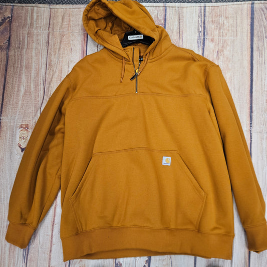 CARHARTT RAIN DEFENDER LOOSE FIT HEAVYWEIGHT QUARTER ZIP SWEATSHIRT 100617-B71