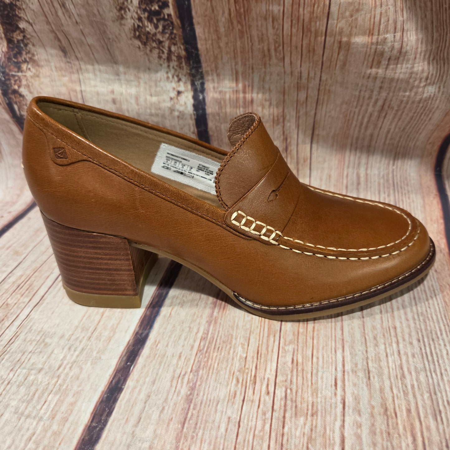 Sperry STS86537 Seaport Penny Heel Tan #29