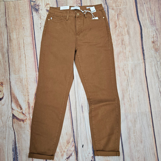 JUDY BLUE SLIM FIT HIGH WAIST BROWN 88105