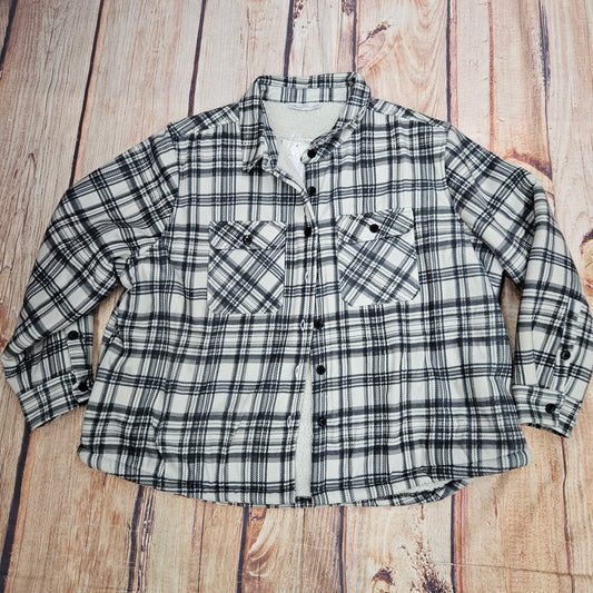 KEREN HART FLEECE LINED FLANNEL JACKET 67016