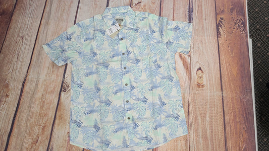 NORTH RIVER TENCEL BLEND HAWAIIAN MULTI COLOR SHIRT NRM5359
