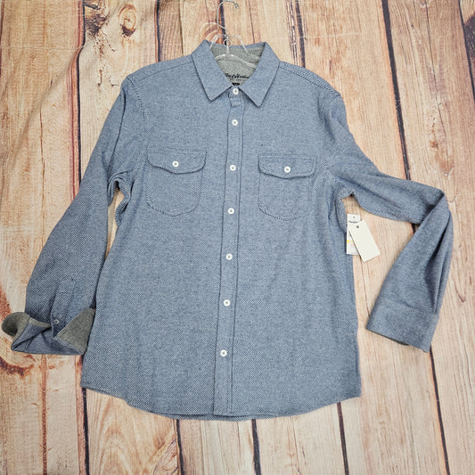 FLAG AND ANTHEM LS STRIPE BUTTON UP M-FA24WS2174