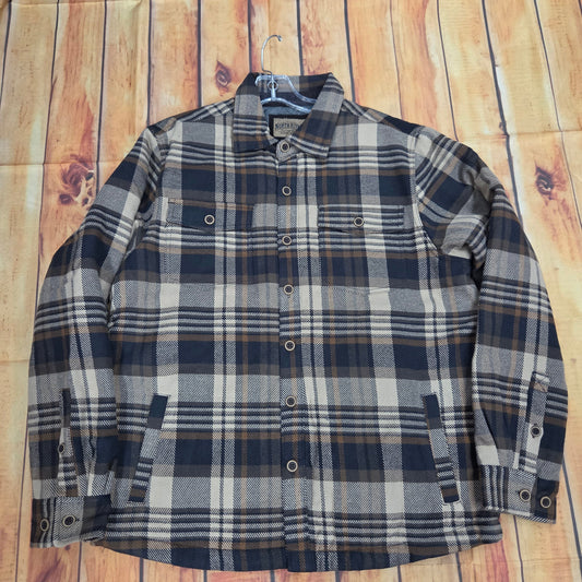 NORTH RIVER TWILL JACKET WITH QUILTED LINING NRM8089