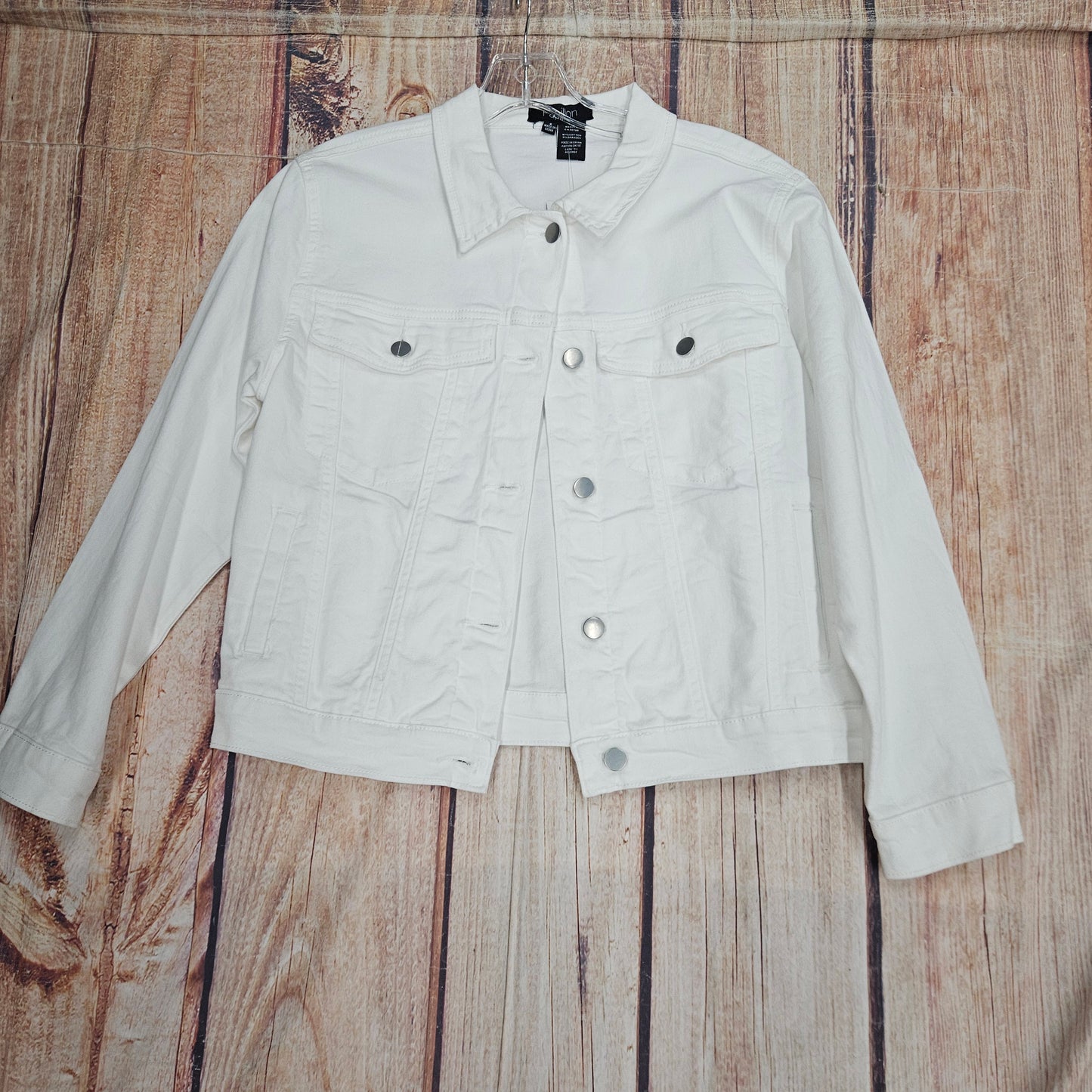 PAPILLON WHITE DENIM STRETCH JACKET