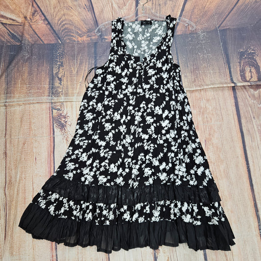 PAPILLON  FLORAL RUFFLE HEM DRESS PD20618