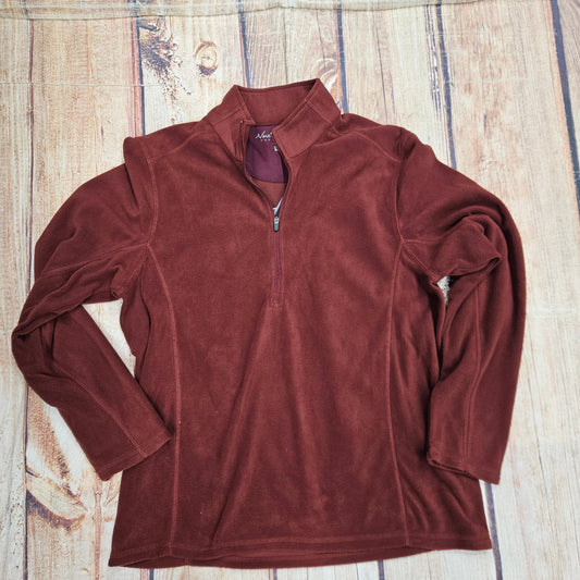 NORTH RIVER SOLID MICROFLEECE 1/4 ZIP NRM2235