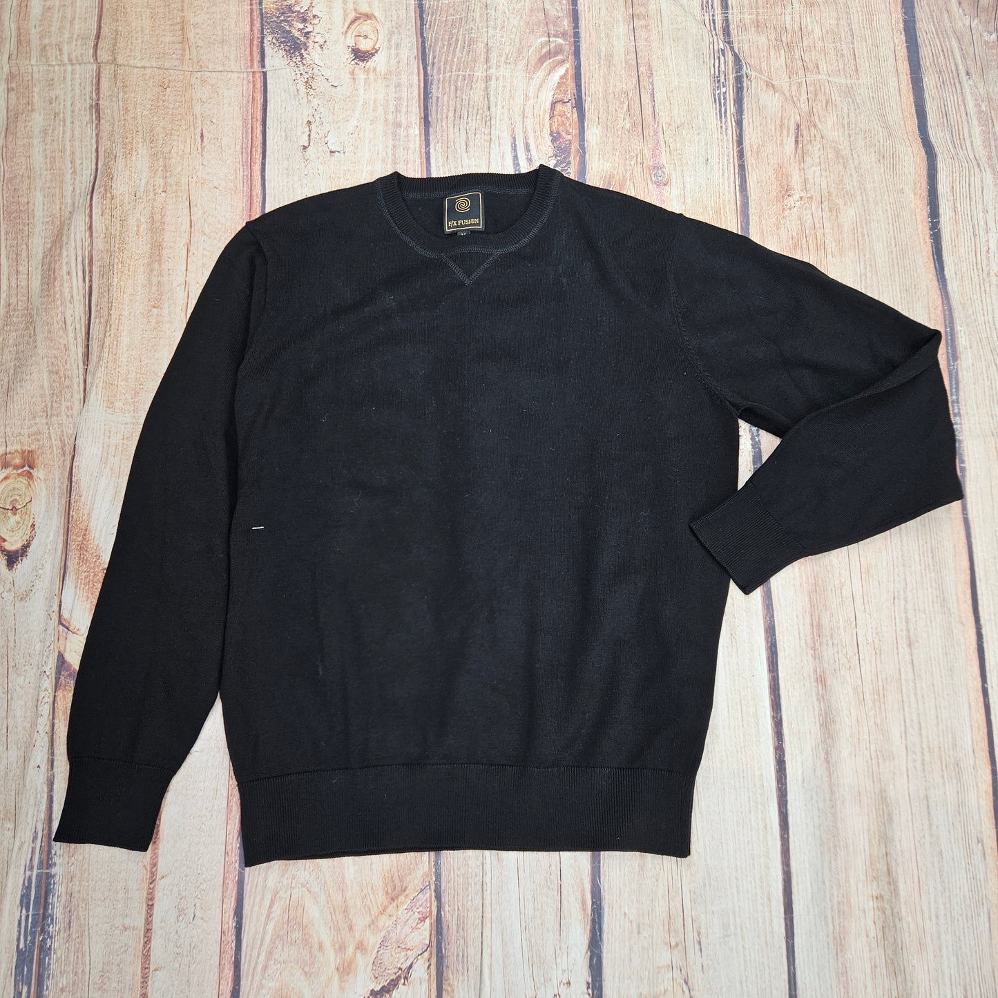 FX FUSION LONG SLEEVE CREW-BLACK-9067