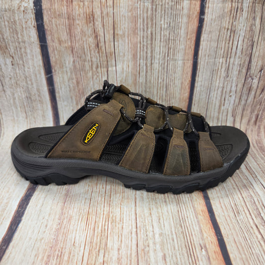 CLEARANCE Keen 1022599 Targhee Slide Bison/Mulch Leather Men