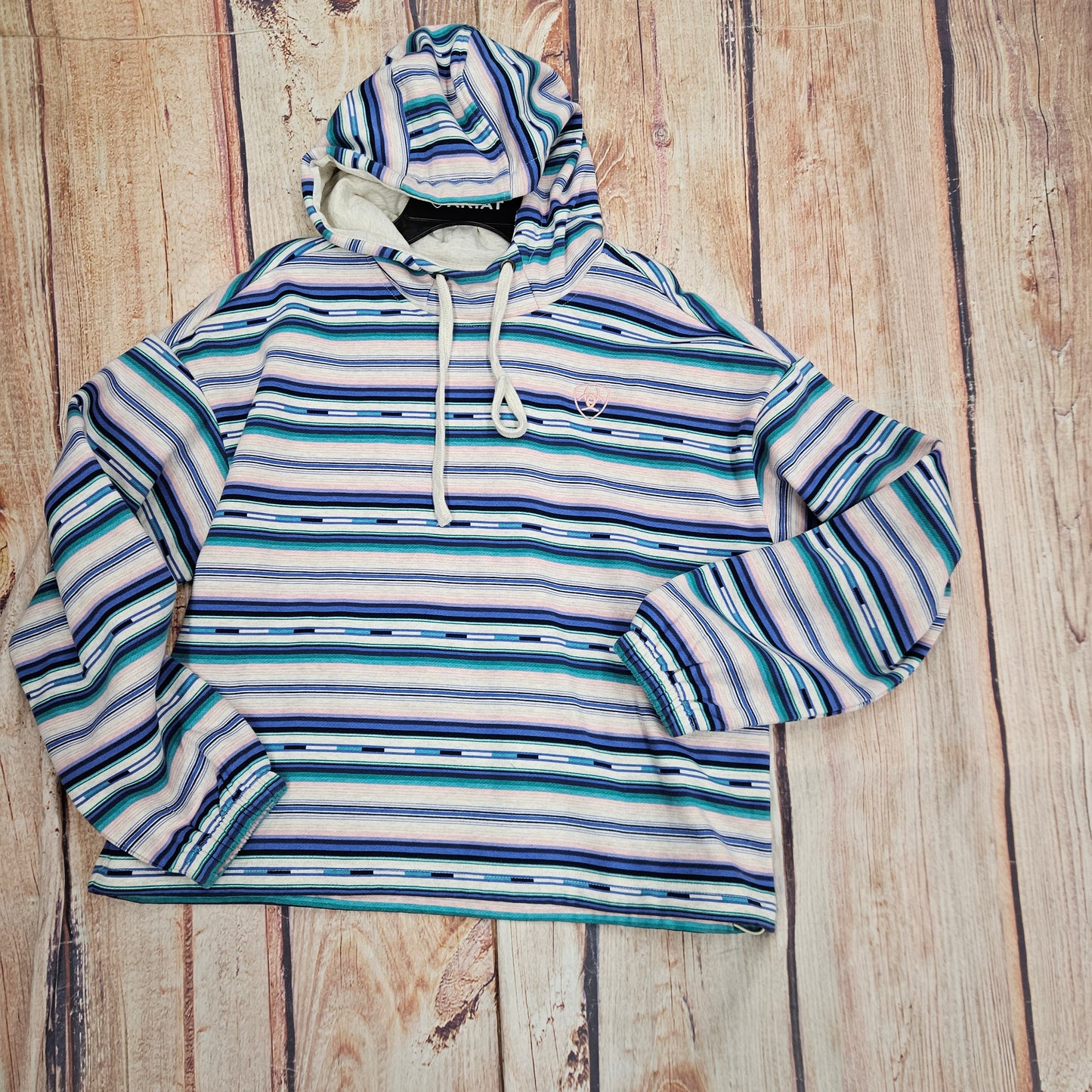 ARIAT WNS ESSENTIAL HOODIE MULTI STRIPE 10055414
