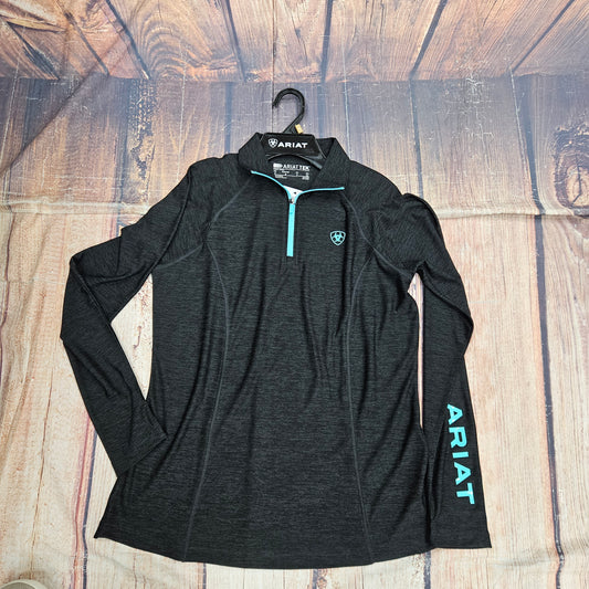 ARIAT WNS LAGUNA 1/4 ZIP BLACK 10054519