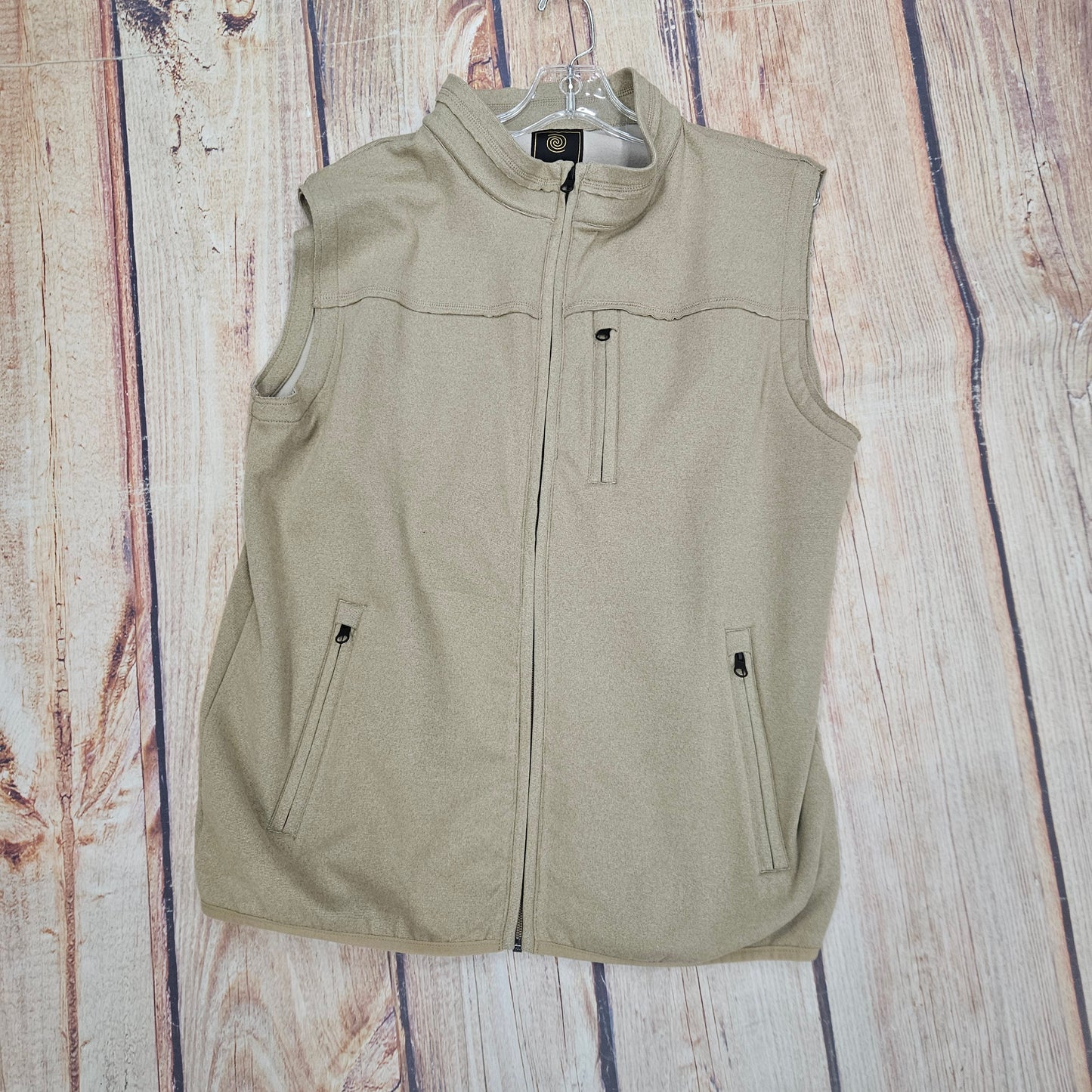 FX FISION BUTTER SOFT SUEDED VEST-TAN 10094