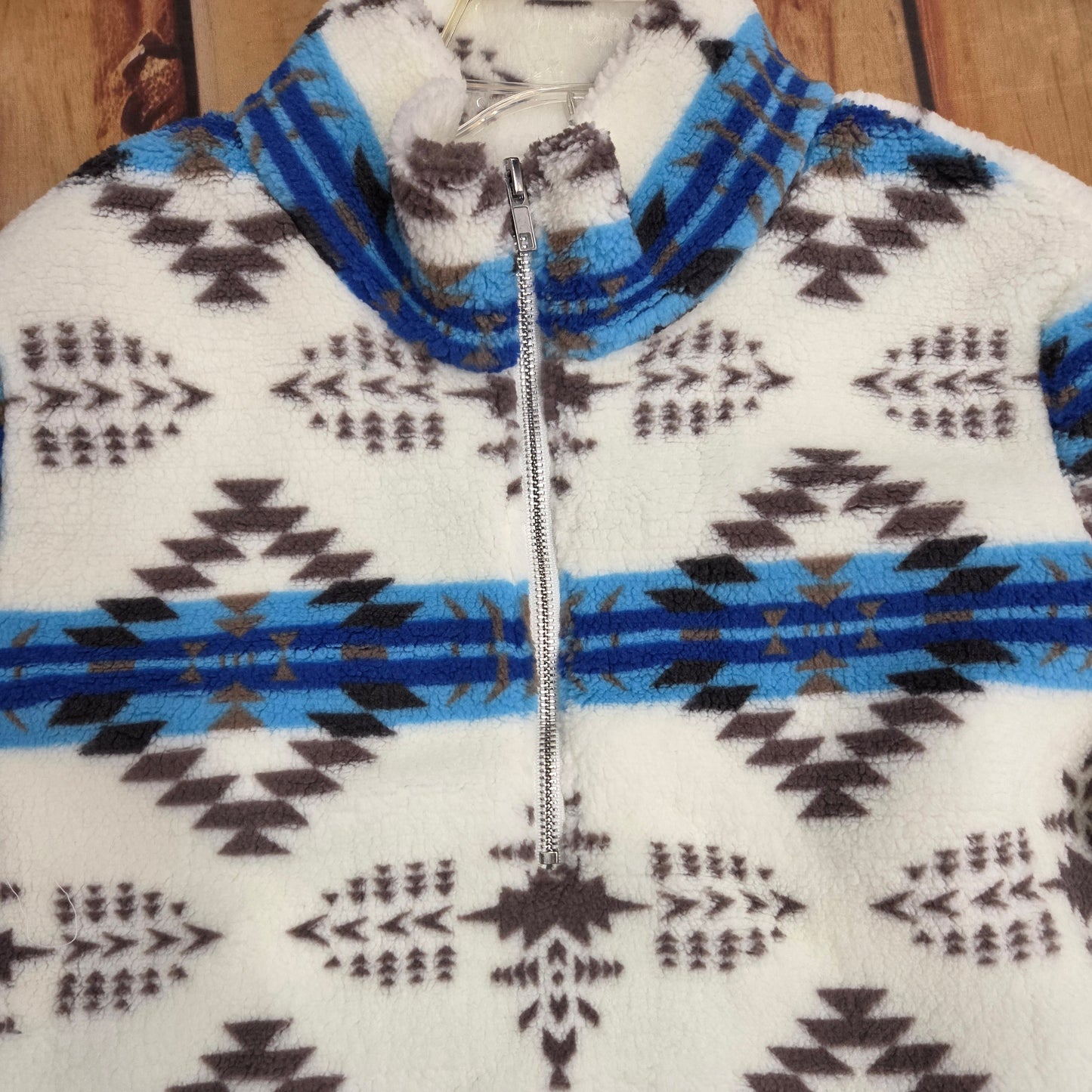 PAPILLON GLOBAL PRINTED 1/2 ZIP SHERPA ST21282