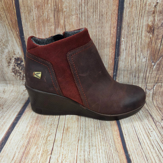 CLEARANCE Keen 1015113 Wedge Zip Dahlia Red Women's #84