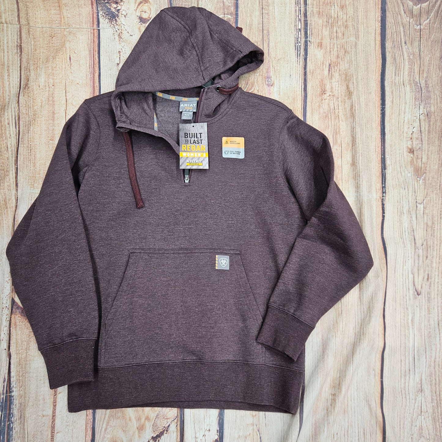 ARIAT WMNS REBAR SKILL SET 1/2 ZIP HOOD 10062654