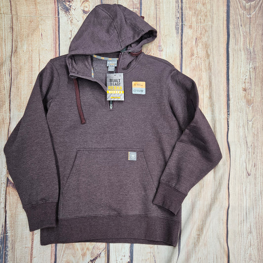 ARIAT WMNS REBAR SKILL SET 1/2 ZIP HOOD 10062654