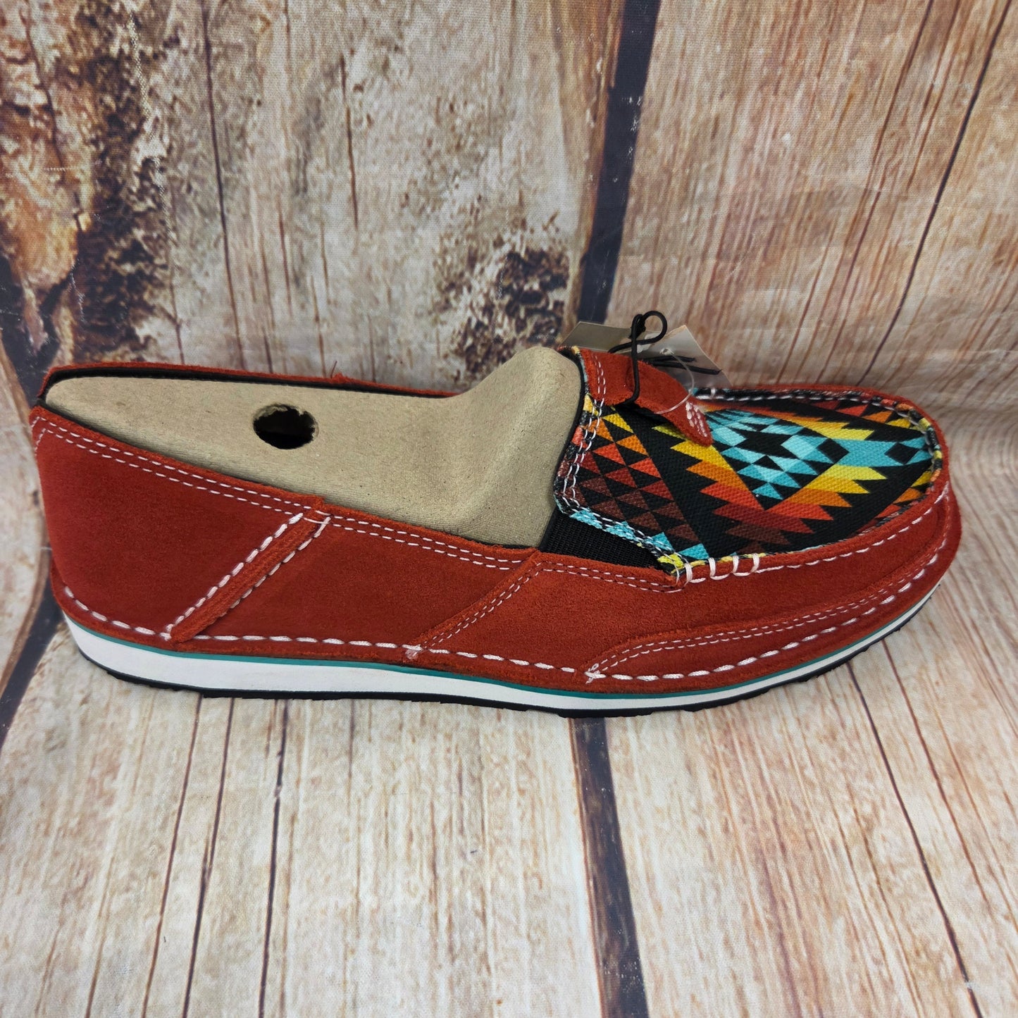 CLEARANCE Ariat 10031604 Cruiser Ruby Suede/Black Serape Women's #34